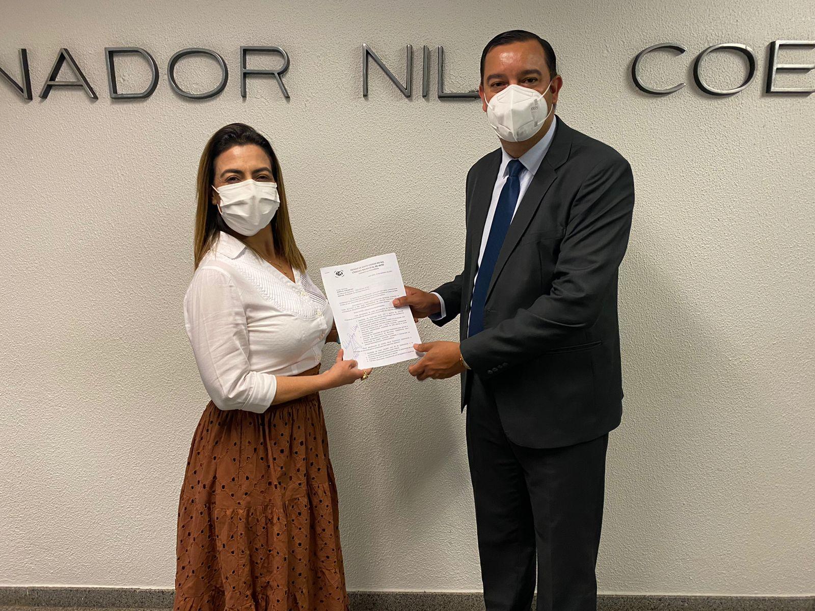 Soraya Thronicke reúne-se com presidente da Câmara de Jateí para ouvir demandas da cidade