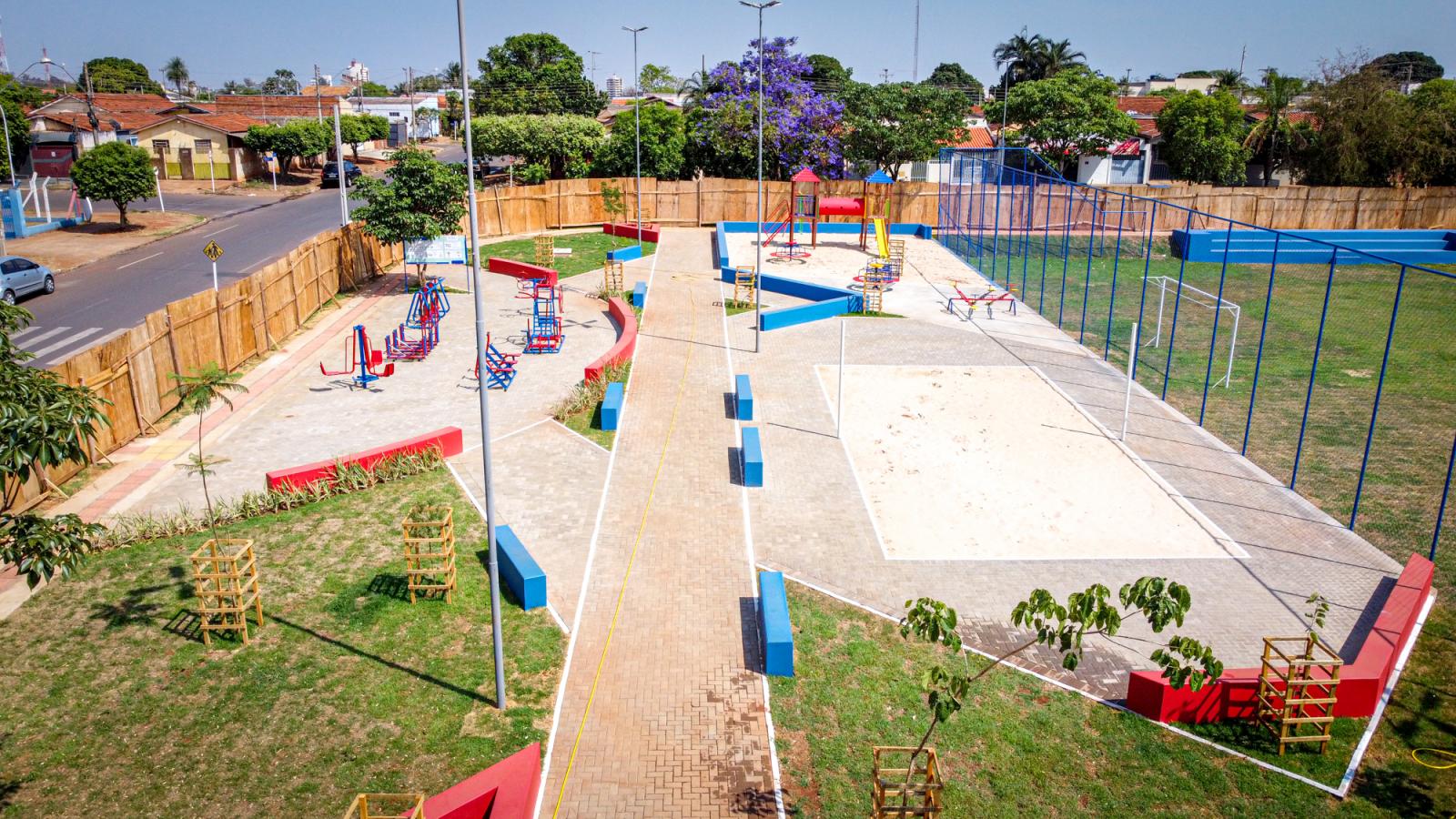 Praça do Bairro JK será a quarta unidade inaugurada do Programa “ Nossa Praça” Praça do Bairro JK será a quarta unidade inaugurada do Programa “ Nossa Praça”