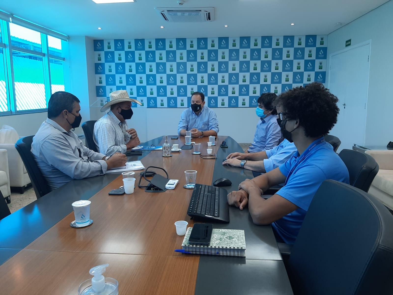 Em reunião com Sanesul, Guerreiro realiza tratativas de investimentos em Três Lagoas 