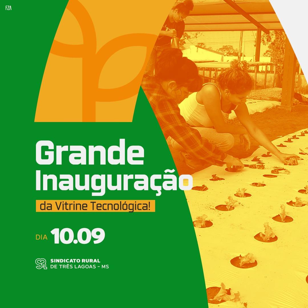 Com entrada gratuita, Vitrine Tecnológica em Horticultura inaugura com diversas ações em prol do pequeno produtor rural de Três Lagoas Com entrada gratuita, Vitrine Tecnológica em Horticultura inaugura com diversas ações em prol do pequeno produtor rural de Três Lagoas