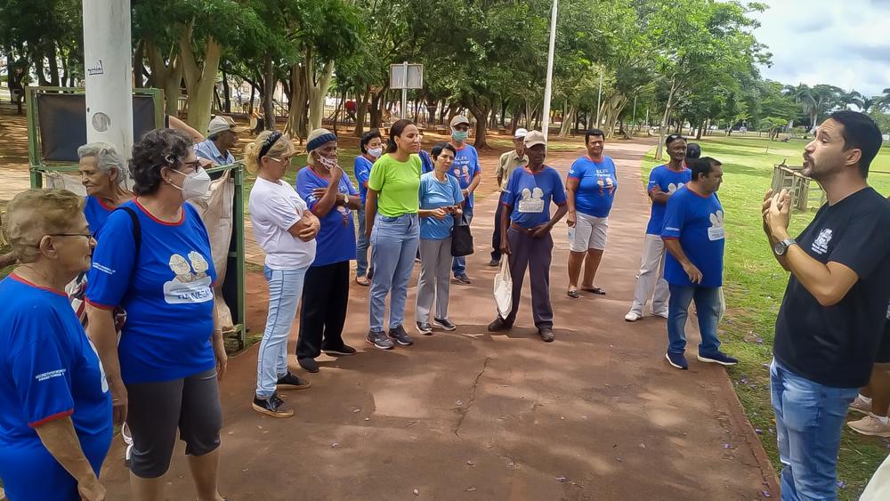 Sanesul e SEMEA promovem ação com idosos do SCFV “Tia Nega” na Lagoa Maior Sanesul e SEMEA promovem ação com idosos do SCFV “Tia Nega” na Lagoa Maior