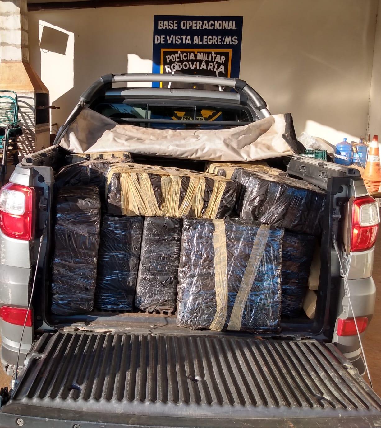 Polícia Militar Rodoviária apreende 583 kg de entorpecente, na MS 164, em Maracaju