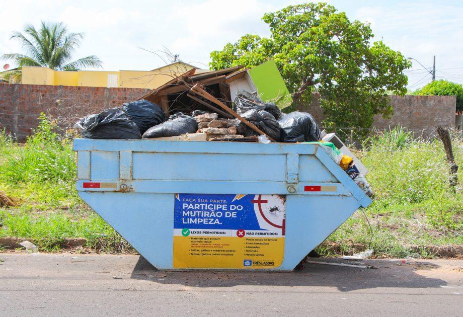 Mutirão da Limpeza inicia distribuição das caçambas no Bairro Interlagos Mutirão da Limpeza inicia distribuição das caçambas no Bairro Interlagos