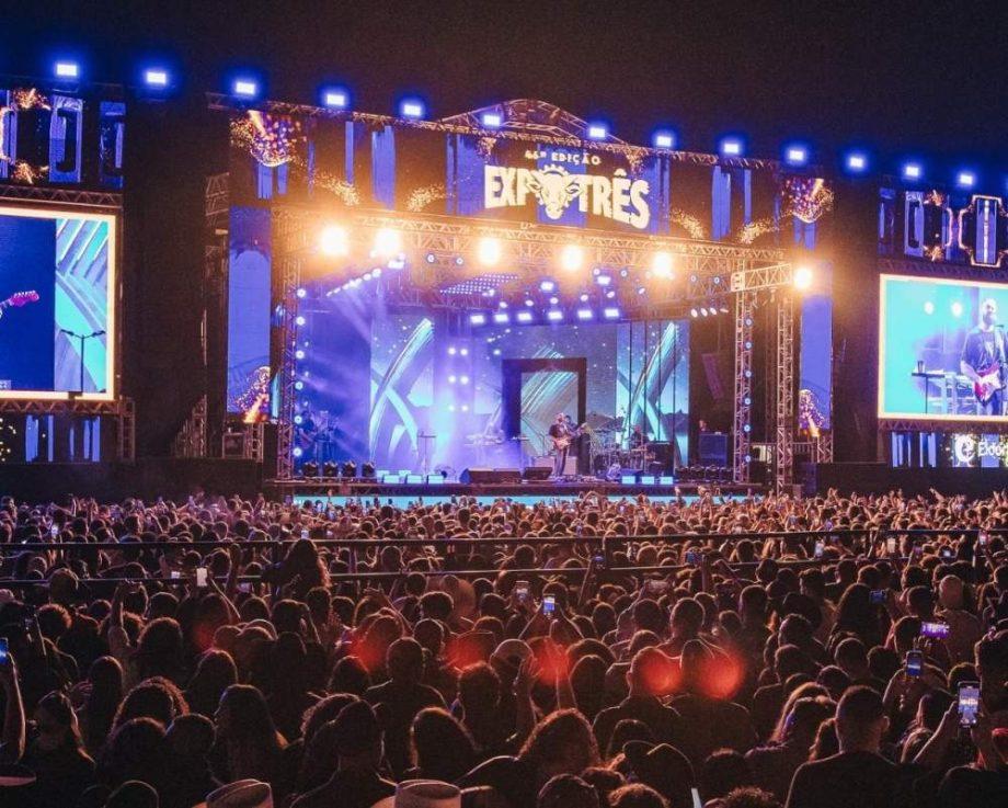 Expotrês 2025 começa nesta quarta com shows gratuitos Expotrês 2025 começa nesta quarta com shows gratuitos