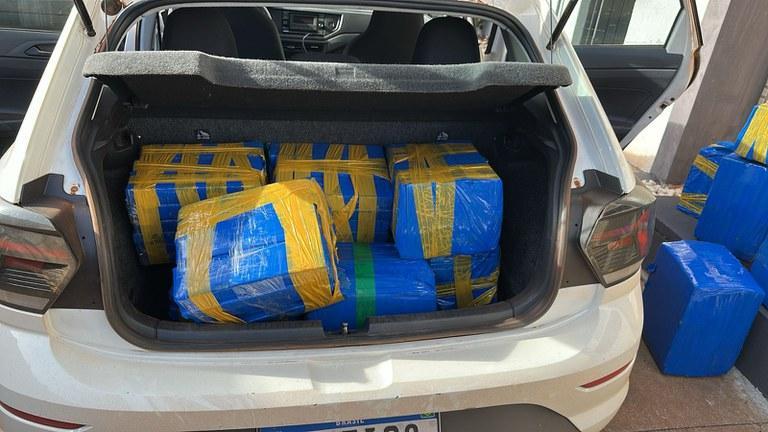 Polícia Federal apreende 350 kg de maconha na zona rural de Três Lagoas após fuga e denúncia anônima