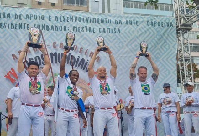 Professor Baratta representa Três Lagoas nos Jogos Mundiais da ABADÁ-Capoeira e conquista 4º lugar
