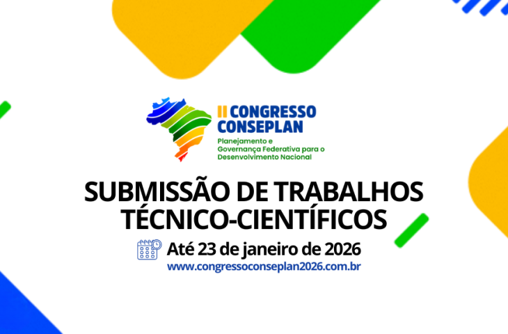 Entra na reta final prazo para submissão de artigos em Congresso Nacional