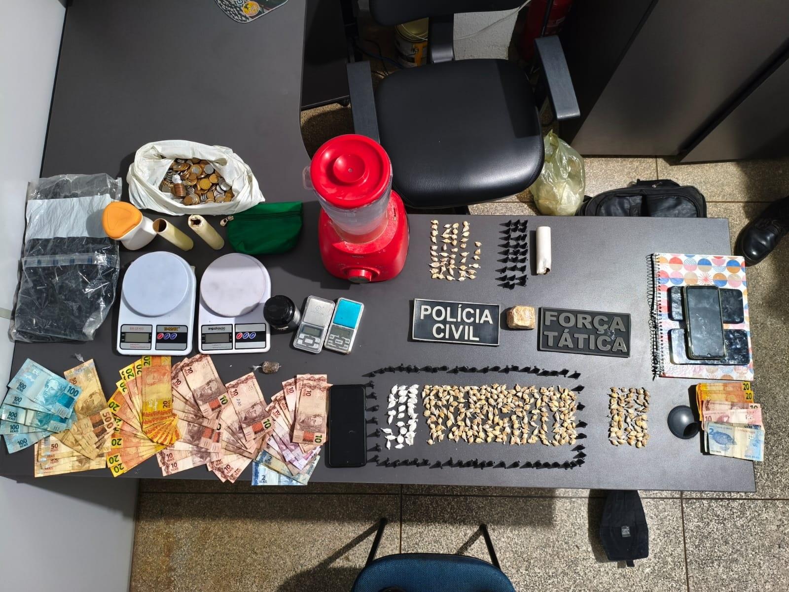 Operação conjunta fecha três pontos de venda de drogas em Três Lagoas