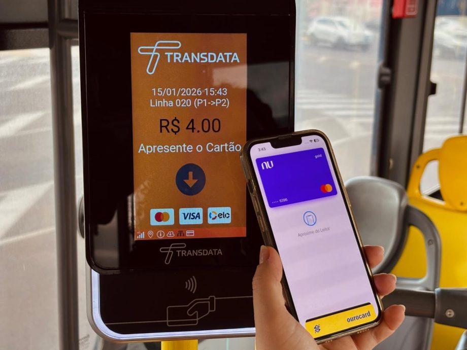 Transporte público de Três Lagoas passa a aceitar pagamento por cartão de crédito e débito