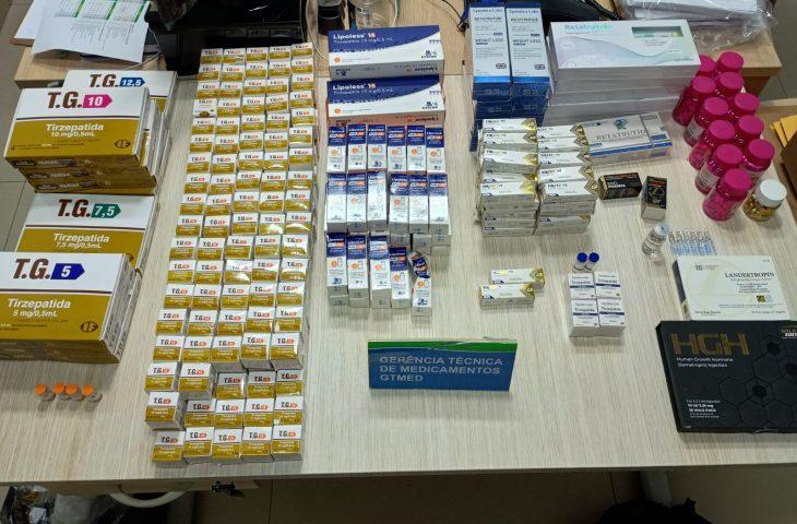 Vigilância Sanitária apreende canetas emagrecedoras e ampolas irregulares enviadas pelos Correios em MS