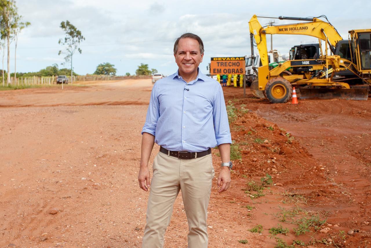 MS-244 impulsiona pacote de obras e marca atuação de Coronel David em agenda com Riedel no interior