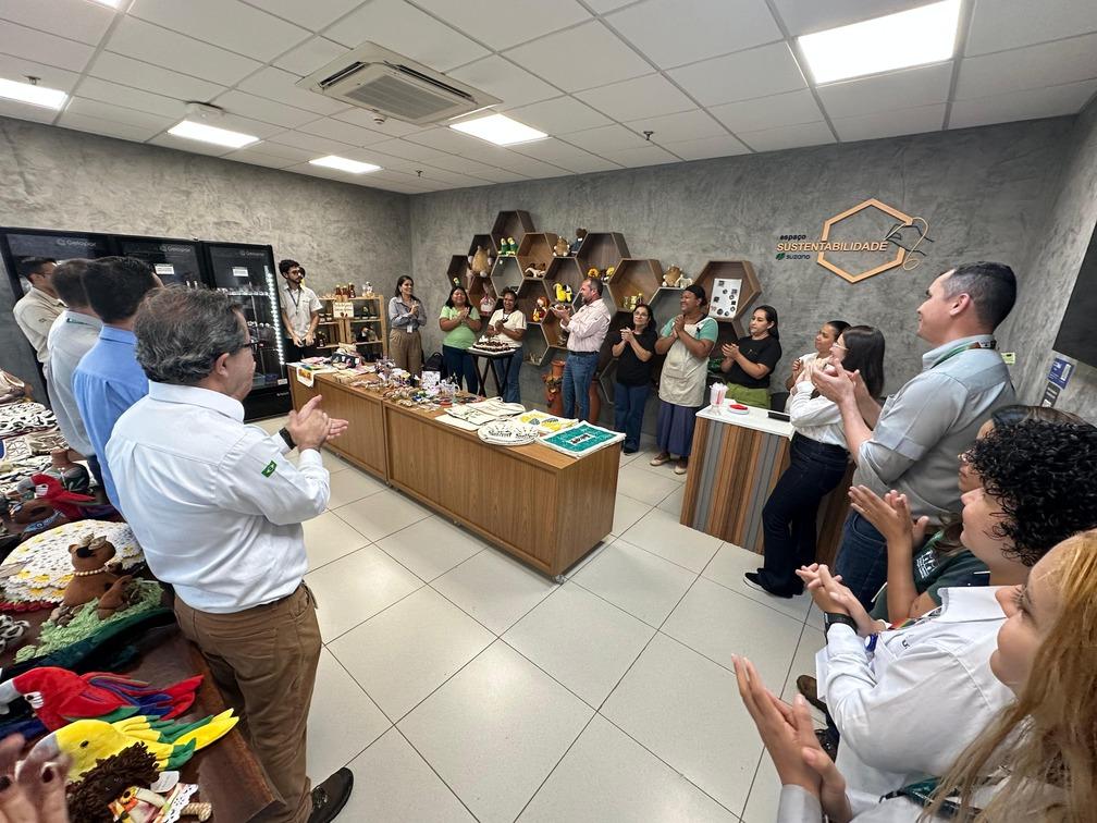 Artesãos e produtores de Três Lagoas alcançam receita recorde de R$100 mil em vendas com loja dentro da Unidade da Suzano  