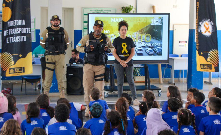 DEPTRAN realiza palestra sobre Segurança Viária em escola do município