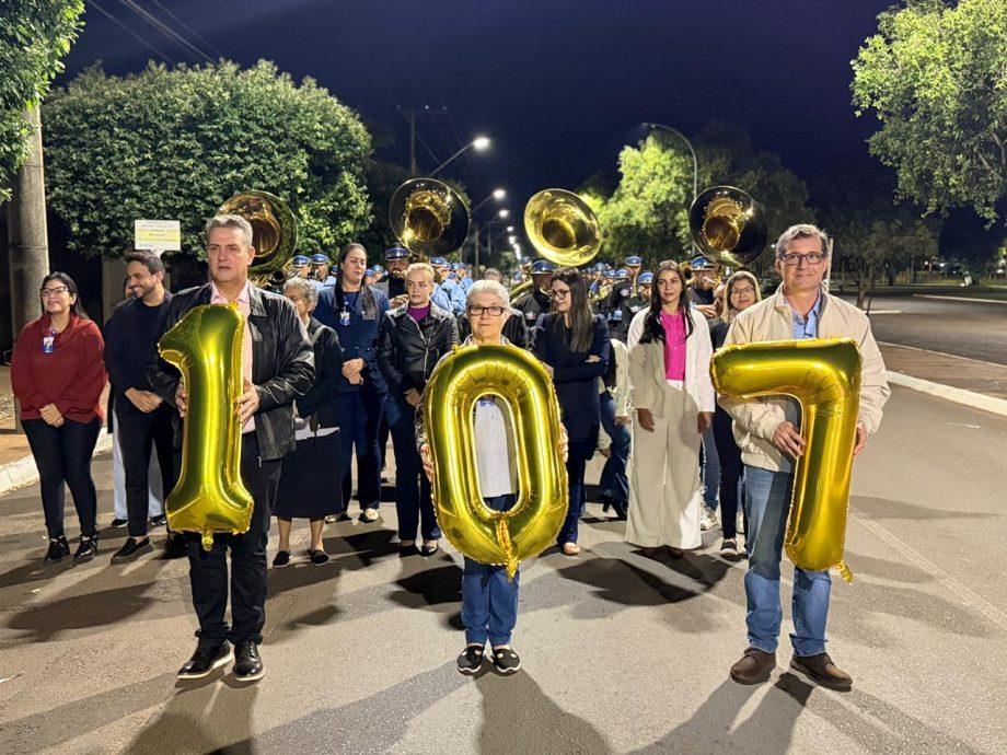 Hospital Auxiliadora celebra 107 anos com alvorada festiva e homenagens em Três Lagoas