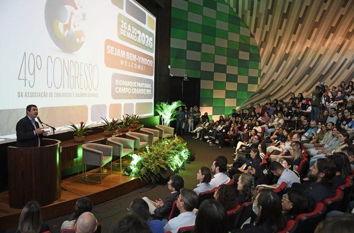 Riedel destaca preservação do Pantanal durante abertura de congresso nacional no Bioparque