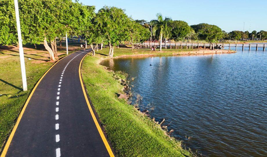 Pista da Lagoa Maior recebe nova sinalização e reforça segurança para caminhadas