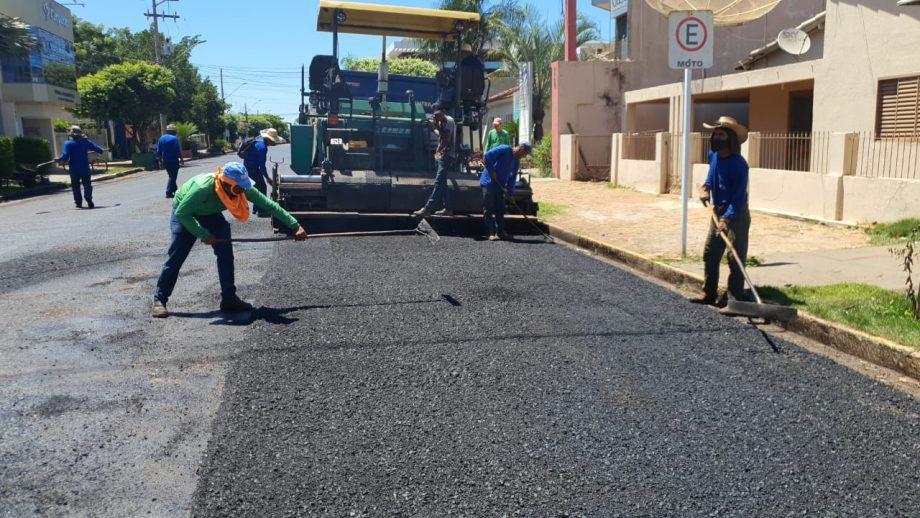 Recapeamento avança em Três Lagoas e bairro Santos Dumont II recebe nova etapa de melhorias viárias