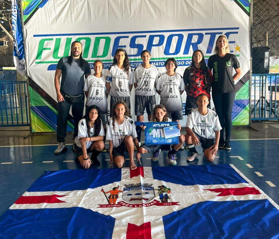 Três Lagoas conquista pódio estadual e garante 3º lugar no futsal feminino dos Jogos Escolares da Juventude