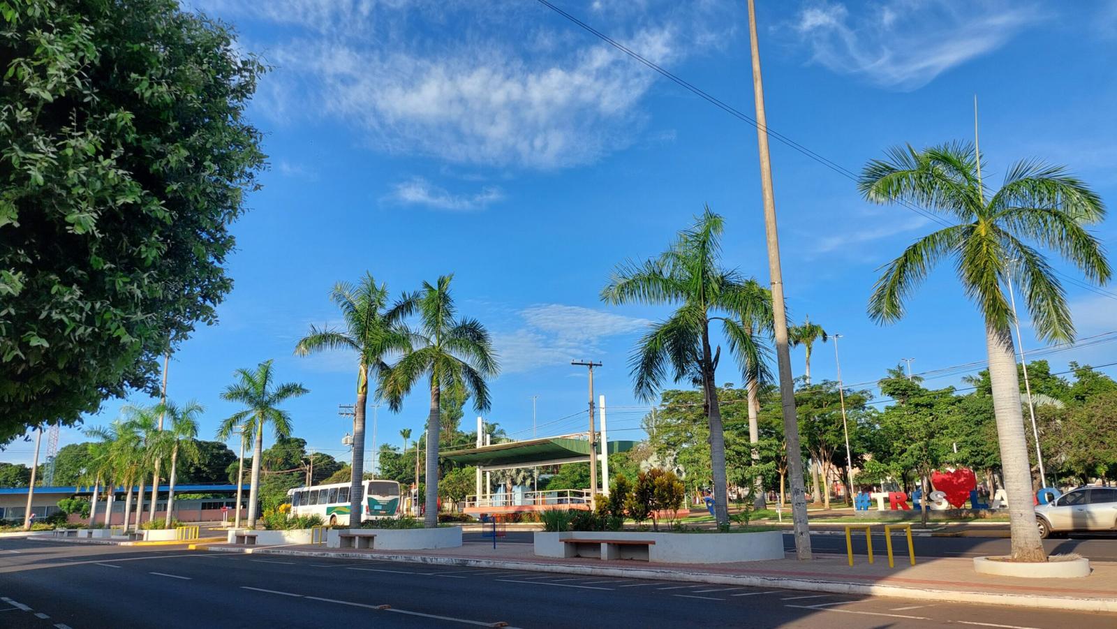 Três Lagoas terá terça-feira de sol, baixa umidade e temperatura chegando aos 30°C