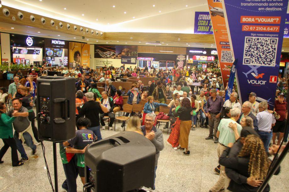 Jogos da Melhor Idade começam em Três Lagoas com campanhas solidária e de incentivo ao comércio local