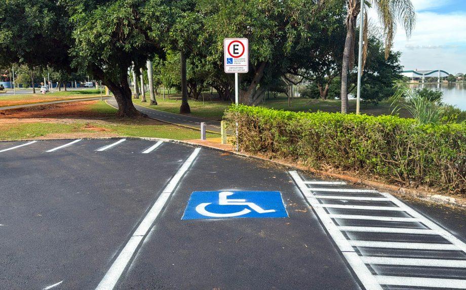 Lagoa Maior ganha novo estacionamento pavimentado e acesso com mais segurança e acessibilidade