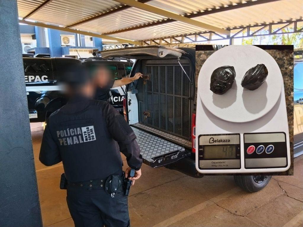 Polícial Penal frustra entrada de cocaína e prende interno em flagrante em Três Lagoas