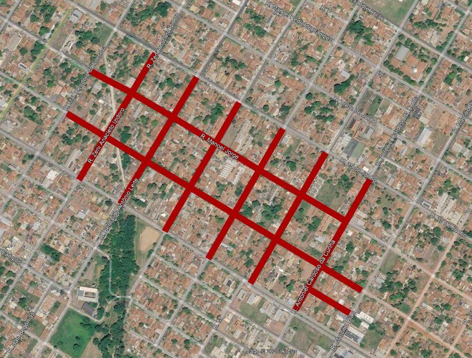 Santa Rita I recebe nova etapa de recapeamento asfáltico para melhorar mobilidade em Três Lagoas