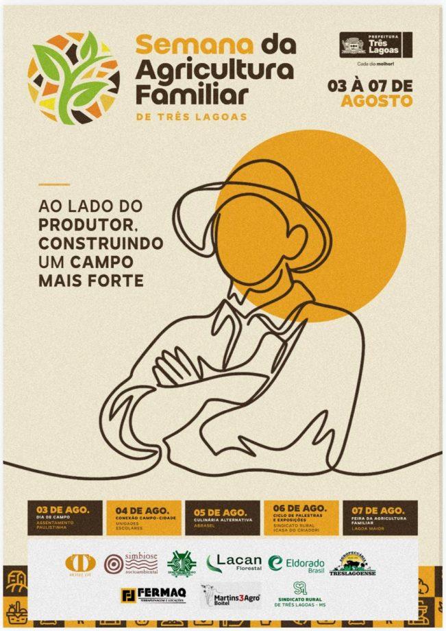 Três Lagoas promove 2ª Semana da Agricultura Familiar com capacitações, oficinas e feira aberta ao público