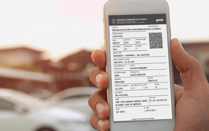 Transferência de veículos poderá ser feita totalmente pelo celular