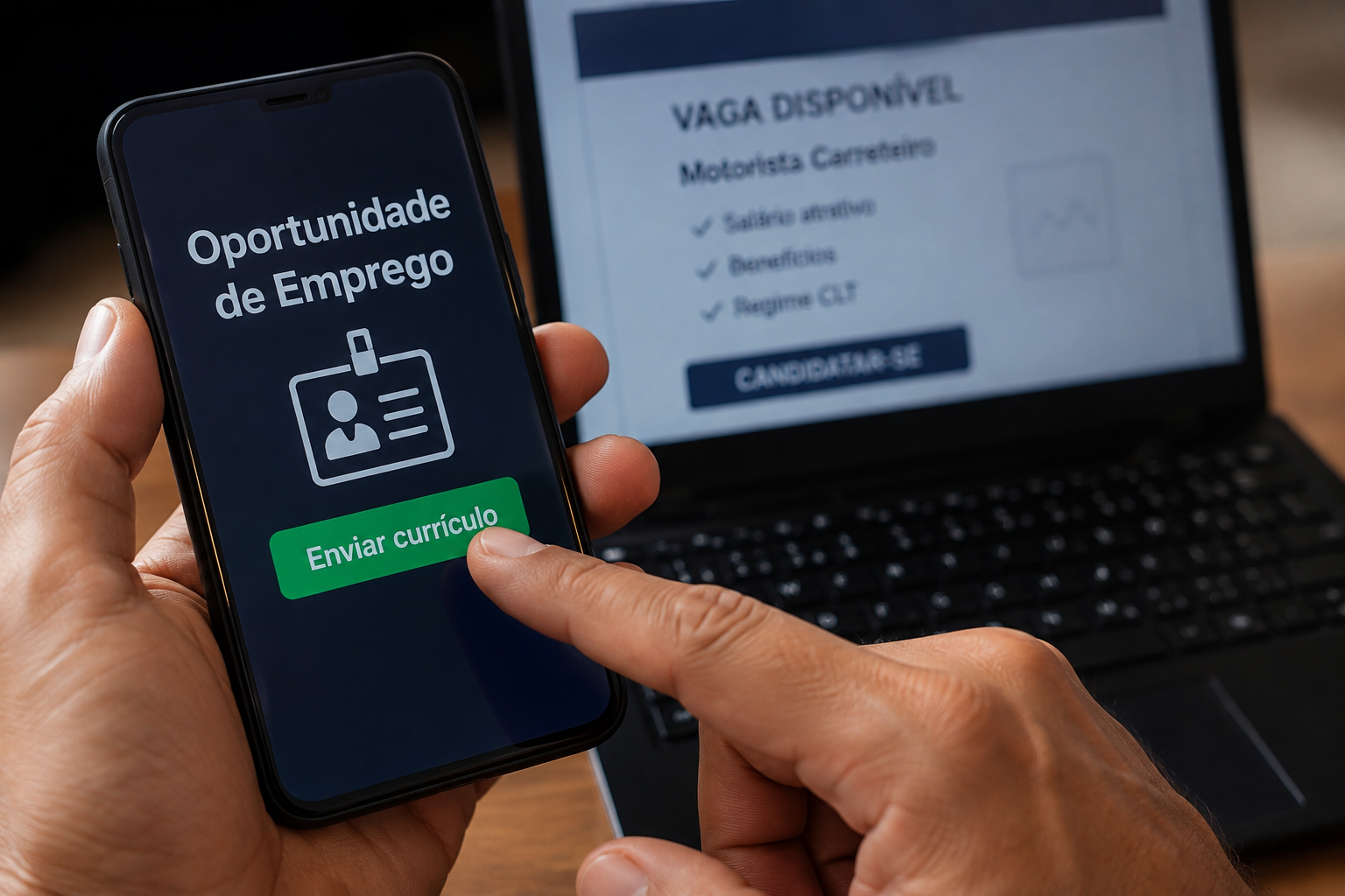 Caminhoneiro perde R$ 16,8 mil após cair em golpe de falsa vaga de emprego em Campo Grande