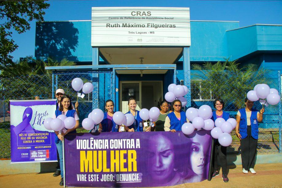CRAS Rute Filgueiras promove caminhada do Agosto Lilás