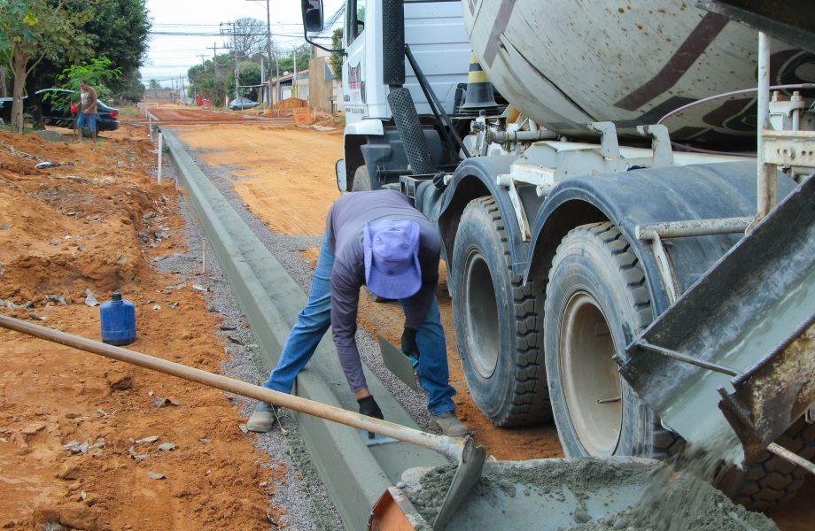 Prefeitura de Três Lagoas avança com obras de pavimentação e drenagem no Jardim Maristela e Jardim Flamboyant