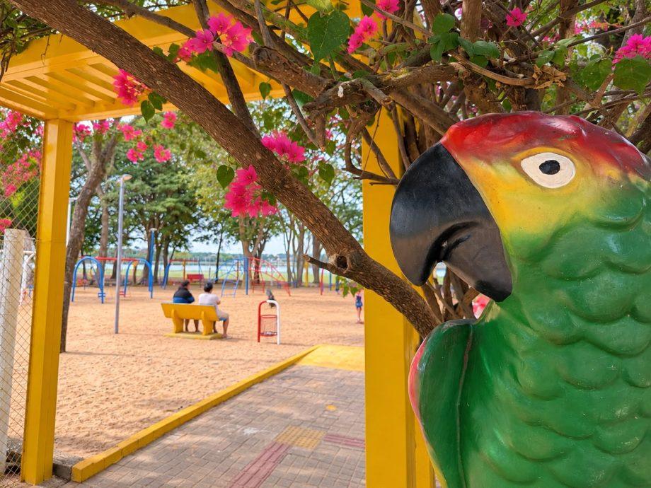 Parquinho infantil da Lagoa Maior é revitalizado e já está liberado para uso