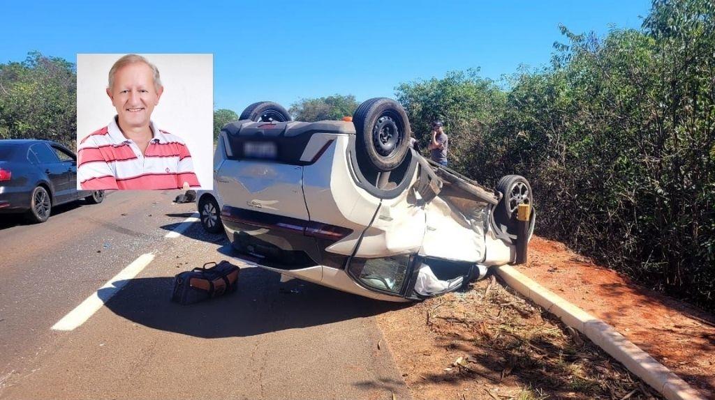 Tabelião morre após grave acidente na BR 158 em Três Lagoas