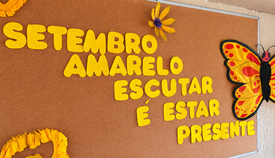 CAPS AD realiza evento de encerramento do Setembro Amarelo