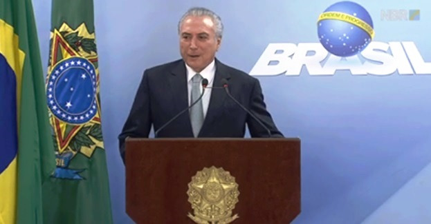Temer diz em pronunciamento que não teme delação e que não renunciará