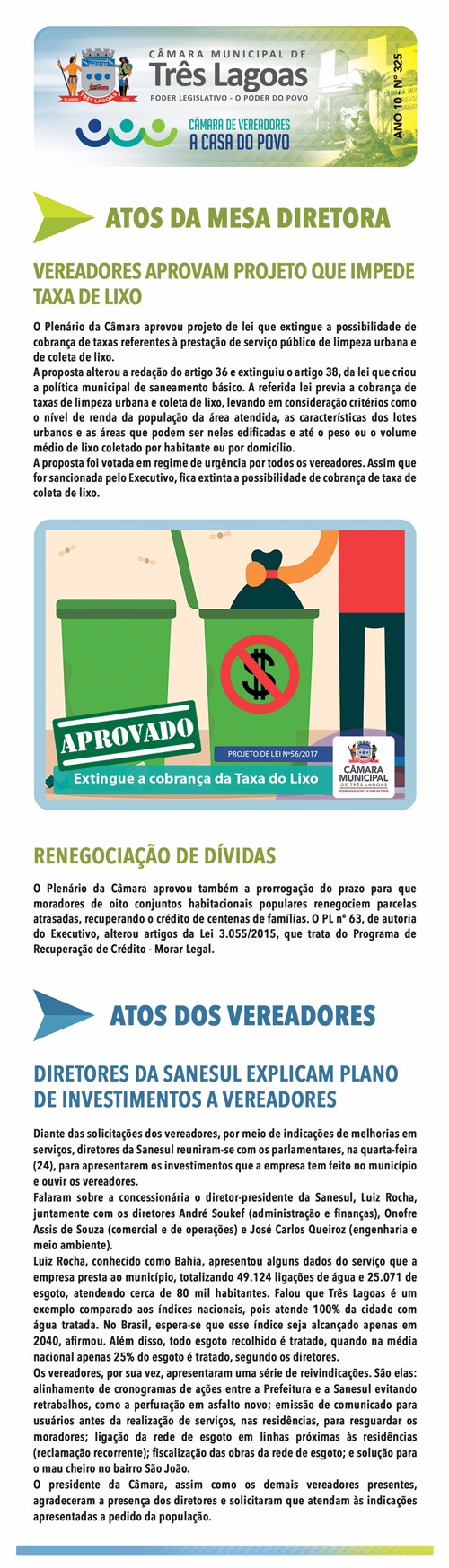 Câmara Municipal de Três Lagoas Câmara Municipal de Três Lagoas