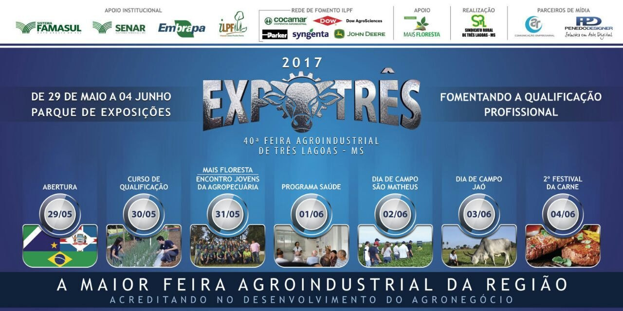 40ª Expotrês começa nesta segunda-feira (29) 40ª Expotrês começa nesta segunda-feira (29)