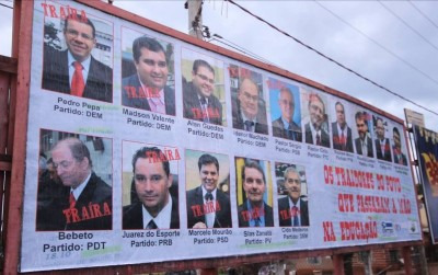 TJ nega recurso e vereadores chamados de traíras em outdoor receberão R$ 15 mil