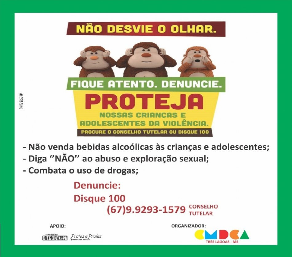 Conselhos de Direito realizarão Campanha “Não desvie o olhar” durante rodeio
