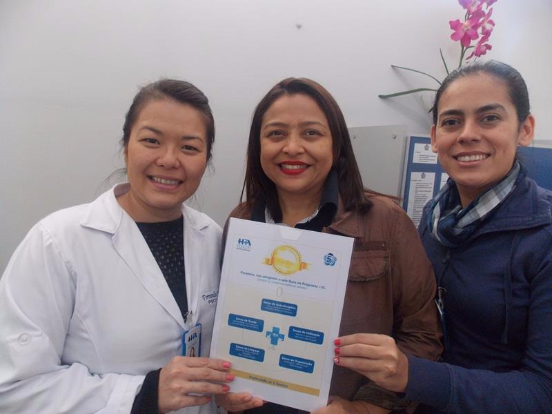 Setores do Hospital Auxiliadora se destacam com evolução do Programa +5S