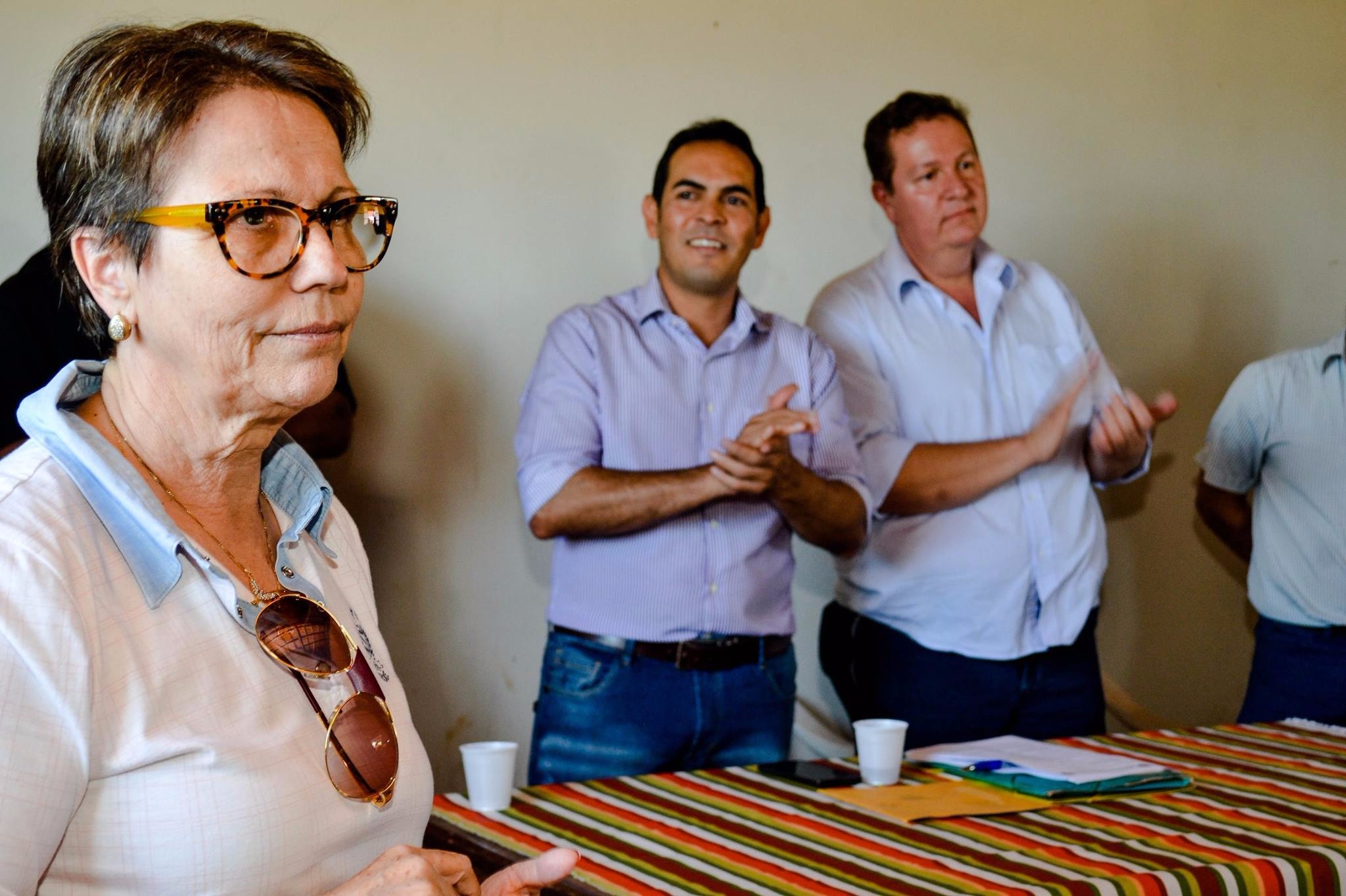 Deputada Tereza Cristina visita obra de implantação de rede de água em assentamento de Selvíria Deputada Tereza Cristina visita obra de implantação de rede de água em assentamento de Selvíria