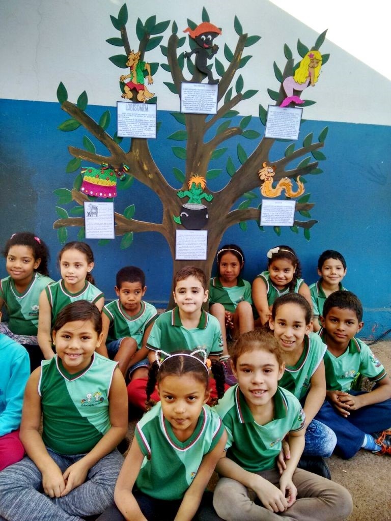 Unidades escolares de Brasilândia desenvolvem atividades no dia do folclore Unidades escolares de Brasilândia desenvolvem atividades no dia do folclore