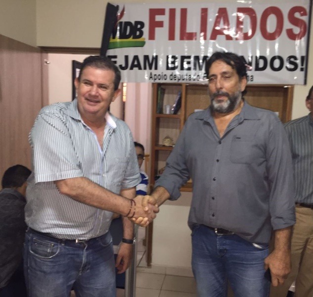 Deputado Eduardo Rocha participa de eleição da nova diretoria do PMDB 