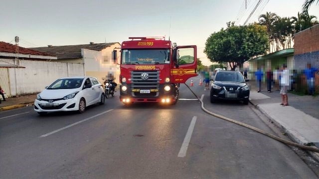 Incêndio em lavanderia deixa funcionária ferida em Três Lagoas