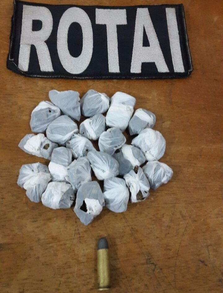 Policiais Militares da ROTAI apreendem menor por tráfico de drogas