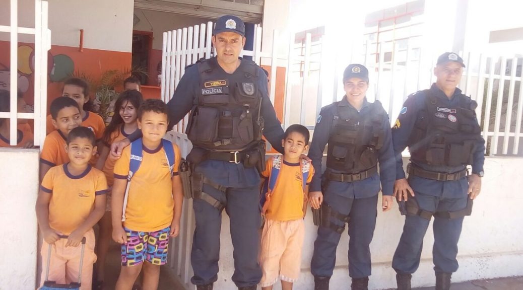 Polícia Militar de Aparecida do Taboado realiza sonho de duas crianças