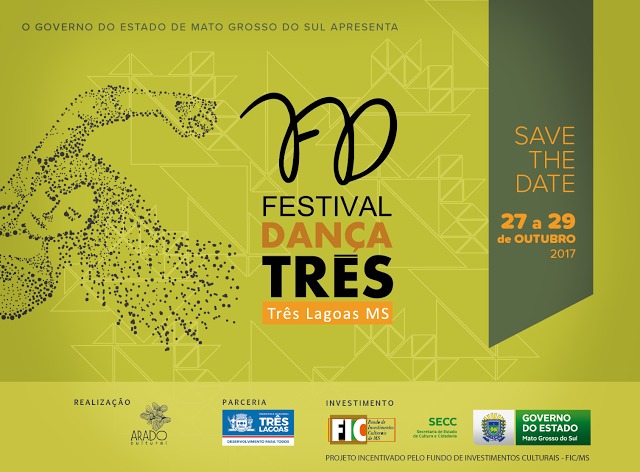 Município recebe Festival Dança Três em comemoração aos 40 anos de MS