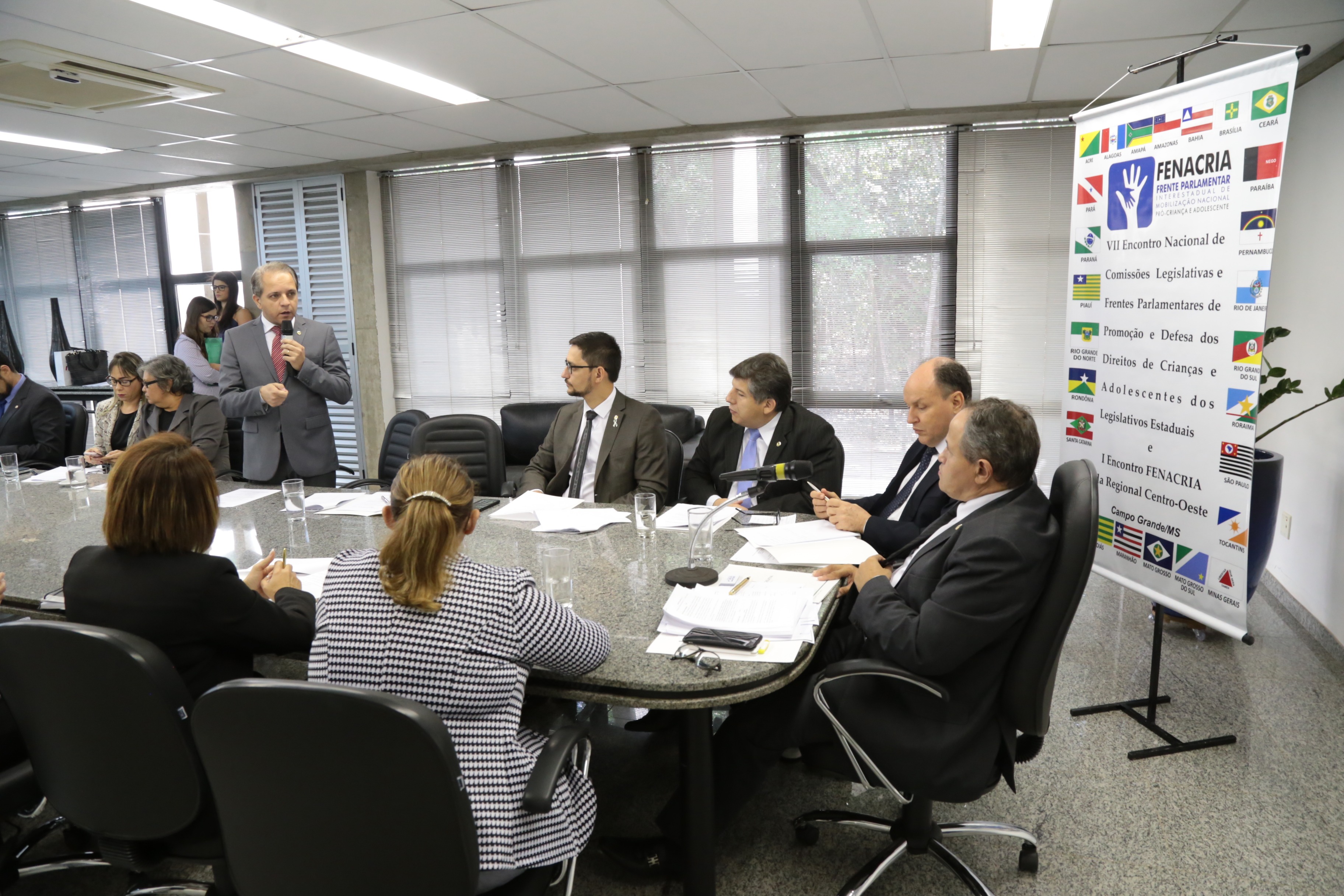  Coronel David palestra sobre Cadastro Estadual de Pedófilos a deputados de 6 Estados 