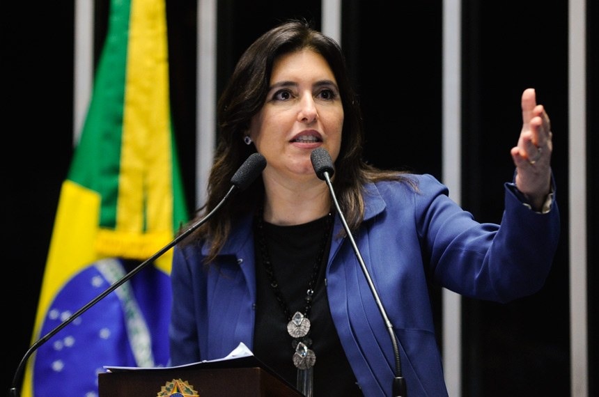 Simone Tebet homenageia os 40 anos de Mato Grosso do Sul Simone Tebet homenageia os 40 anos de Mato Grosso do Sul